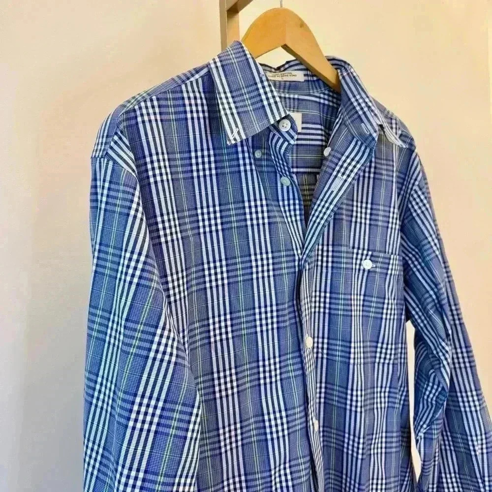 ORVIS Men's Long-Sleeve Plaid Button-Up Shirt Multicolor Size L Casual